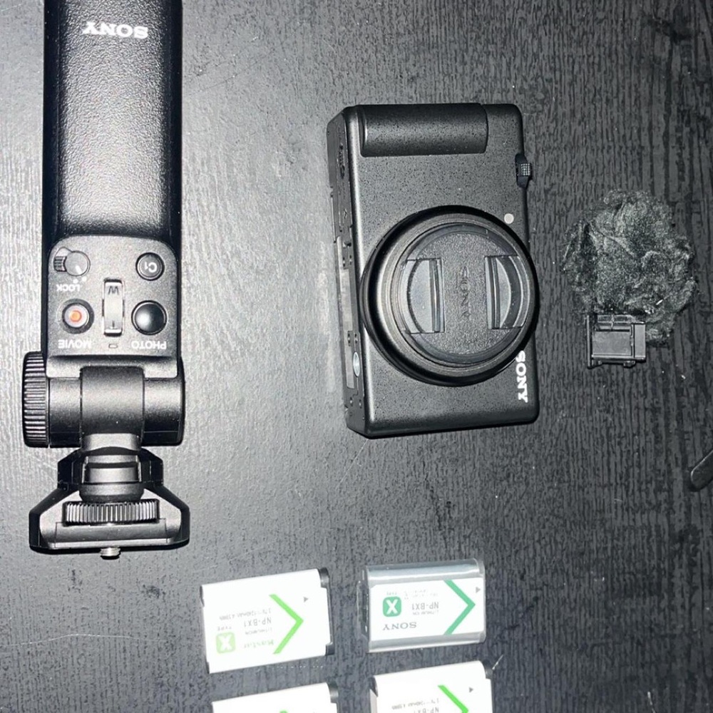 Sony Black Camera Set with Accessories